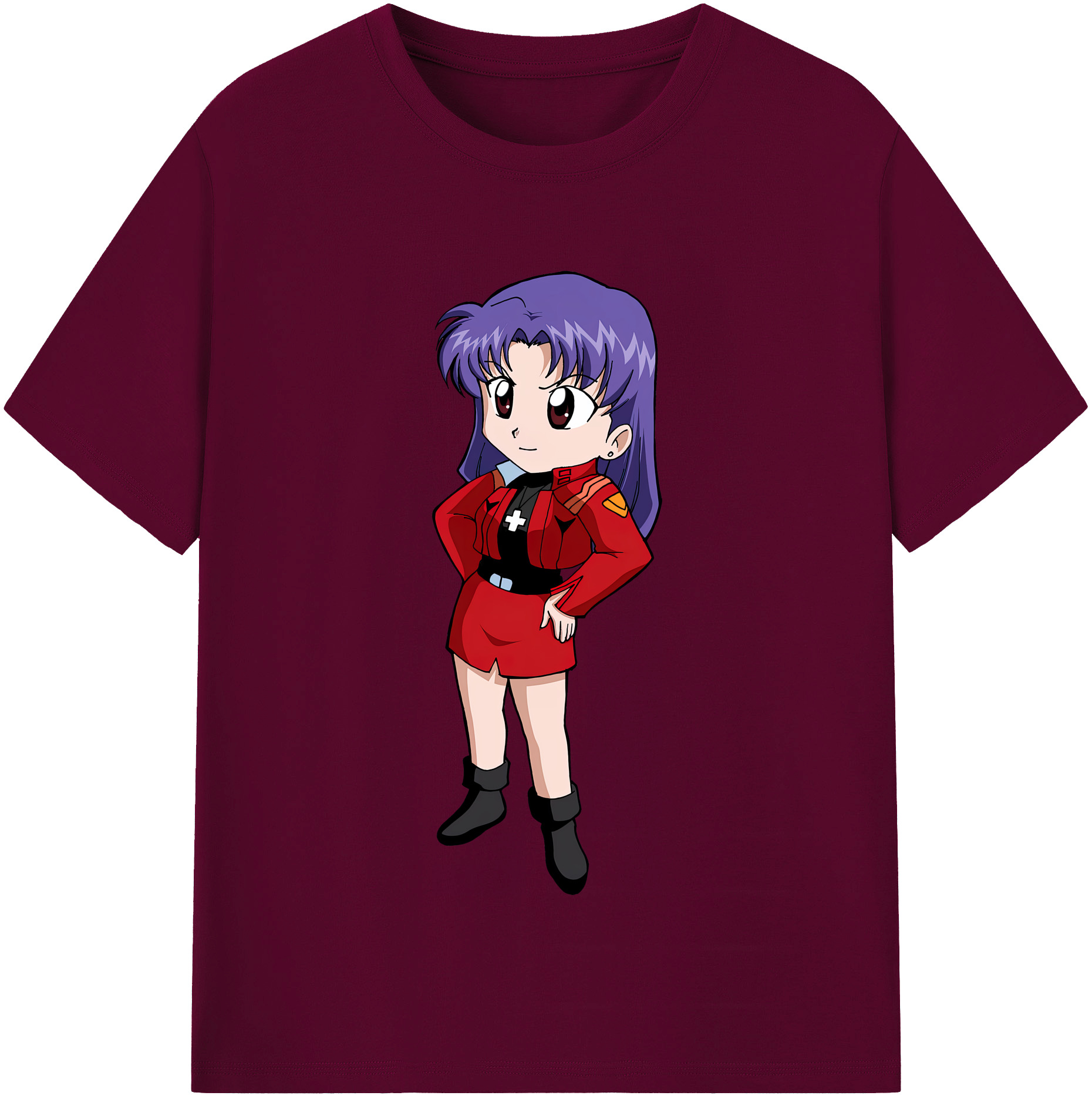 （画像用） EVA 新世紀エヴァンゲリオン レディースカジュアルプリントTシャツ（綿100％）